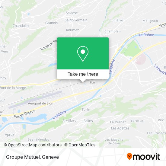 Groupe Mutuel map