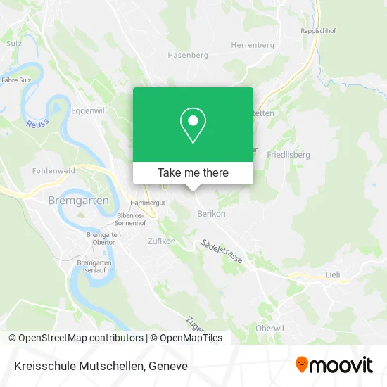 Kreisschule Mutschellen map