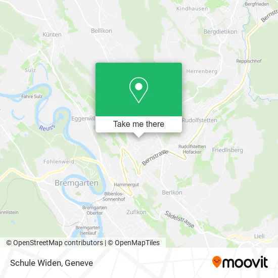 Schule Widen map