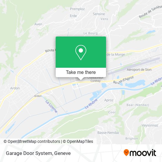 Garage Door System map