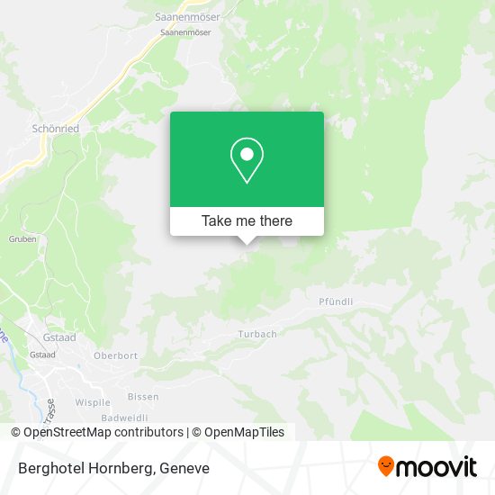 Berghotel Hornberg map