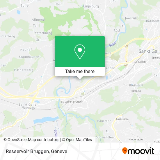 Resservoir Bruggen map