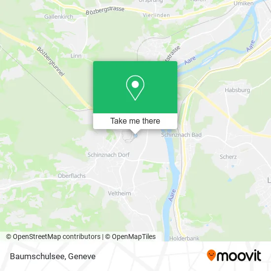 Baumschulsee map