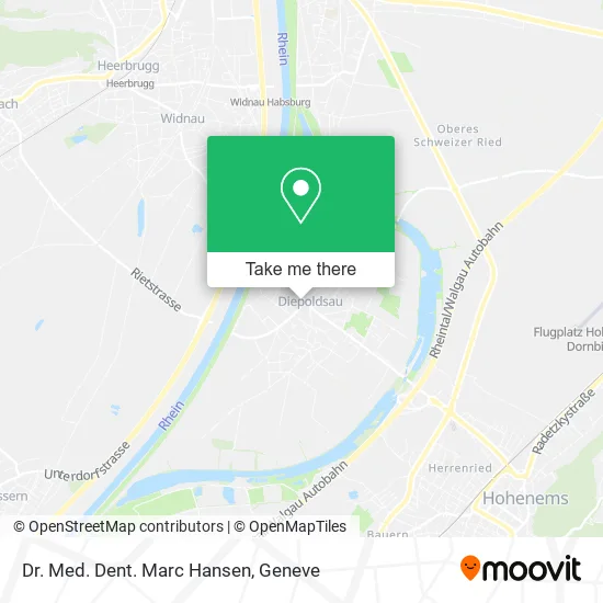 Dr. Med. Dent. Marc Hansen map