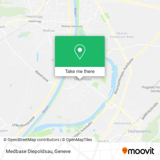 Medbase Diepoldsau map