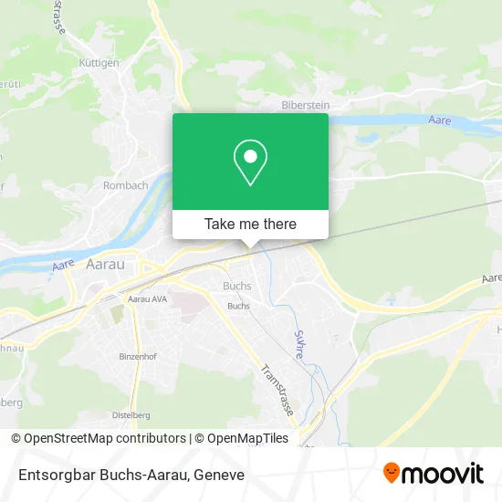Entsorgbar Buchs-Aarau map