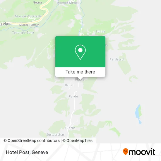 Hotel Post map