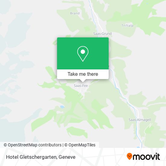 Hotel Gletschergarten map