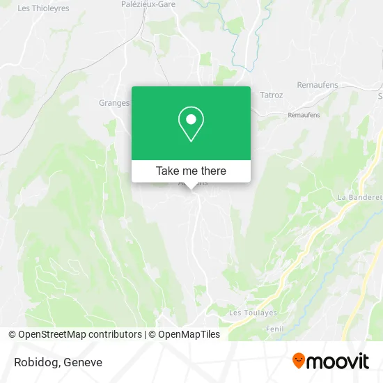 Robidog map