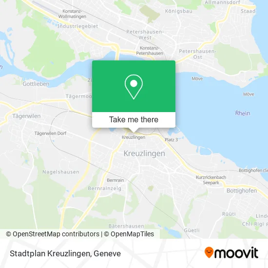 Stadtplan Kreuzlingen map