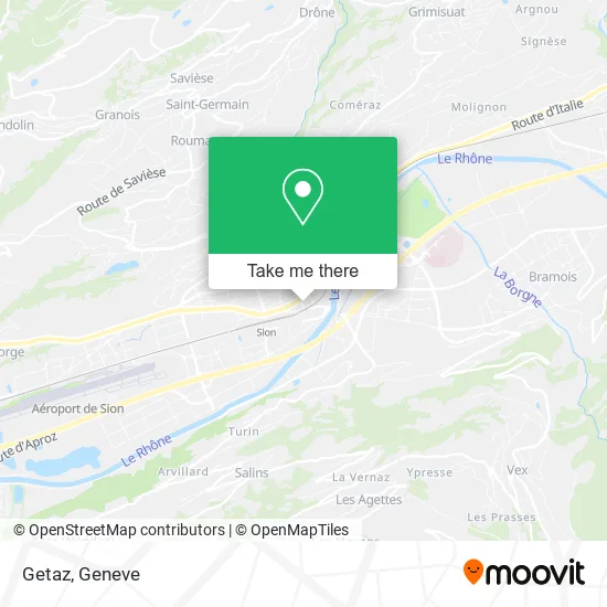 Getaz map