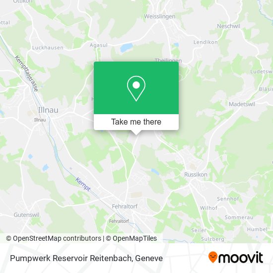 Pumpwerk Reservoir Reitenbach plan