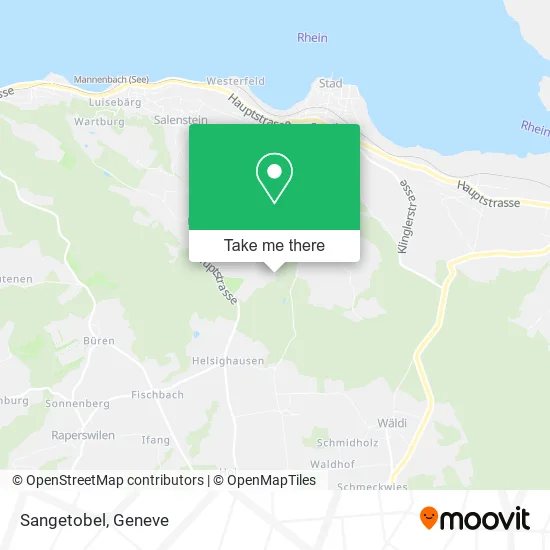 Sangetobel map