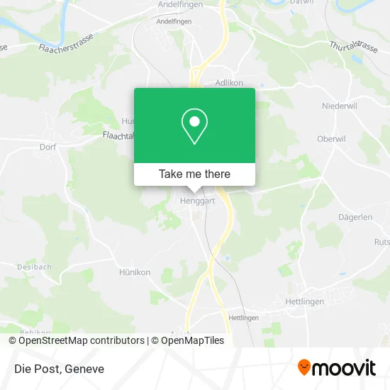 Die Post map