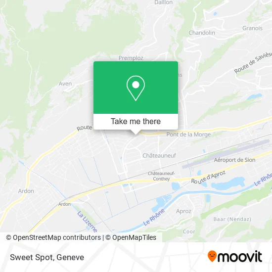Sweet Spot map