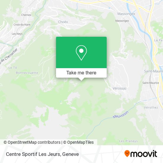 Centre Sportif Les Jeurs map