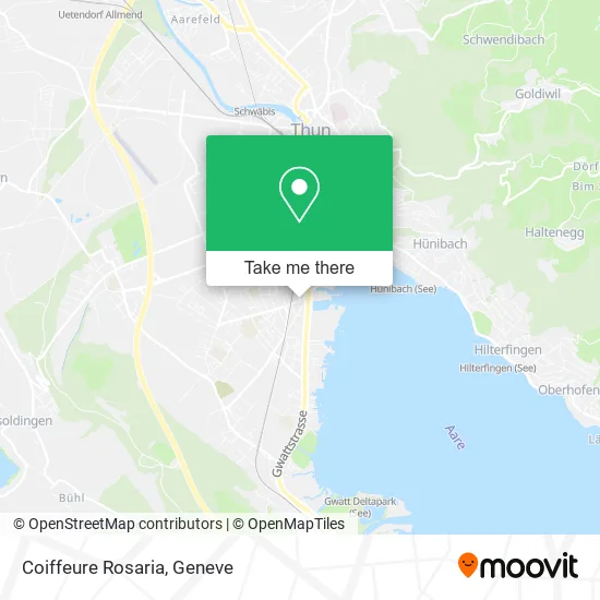 Coiffeure Rosaria map