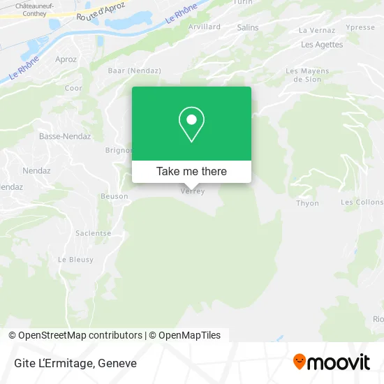 Gite L‘Ermitage map