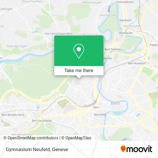 Gymnasium Neufeld map