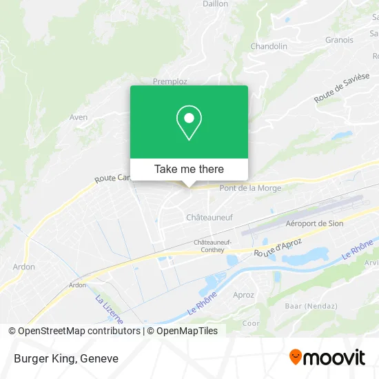 Burger King map