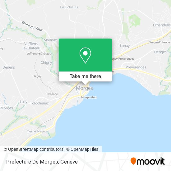 Préfecture De Morges map
