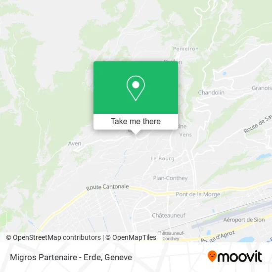 Migros Partenaire - Erde map