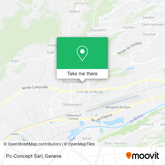 Pc-Concept Sàrl map