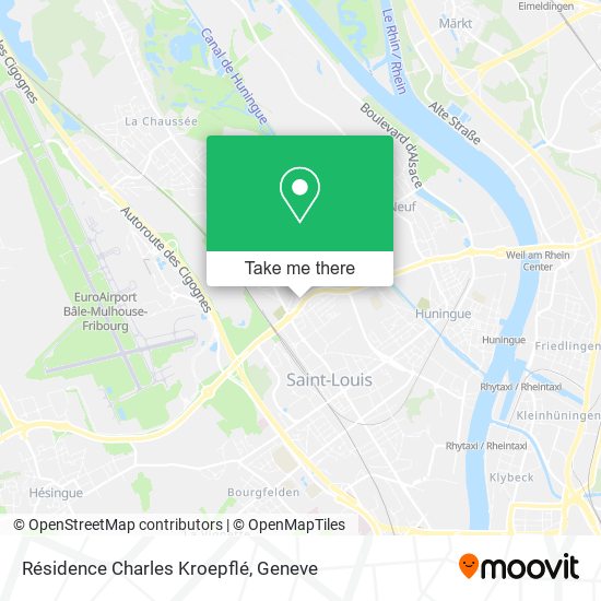 Résidence Charles Kroepflé map