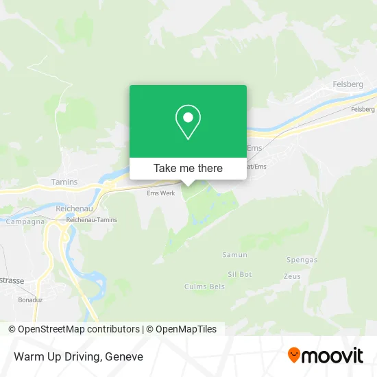 Warm Up Driving map