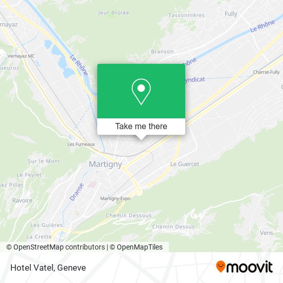 Hotel Vatel map