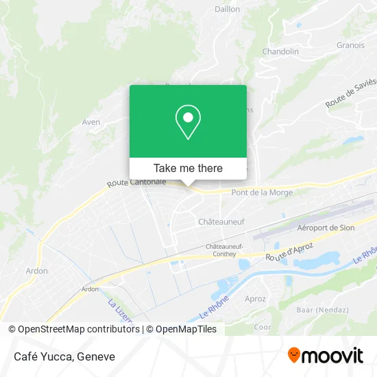 Café Yucca map