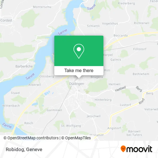 Robidog map