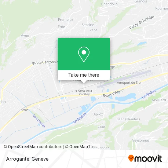 Arrogante map