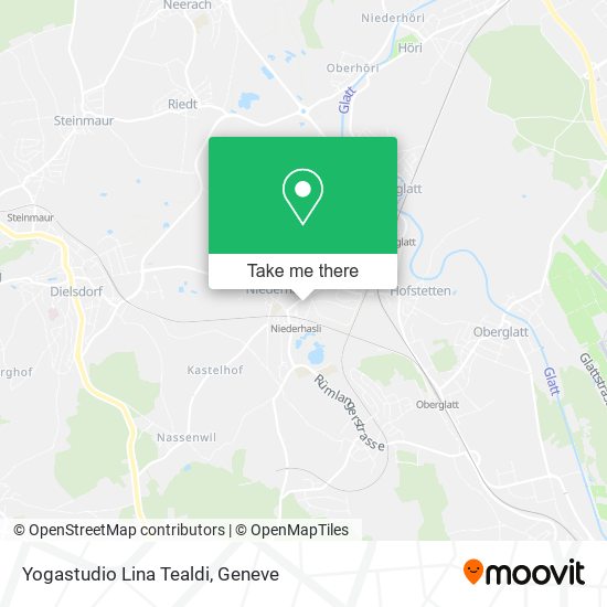 Yogastudio Lina Tealdi map
