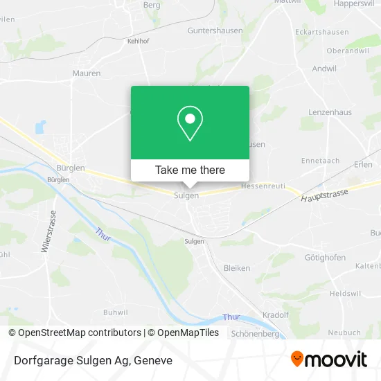 Dorfgarage Sulgen Ag map