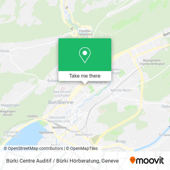Bürki Centre Auditif / Bürki Hörberatung map