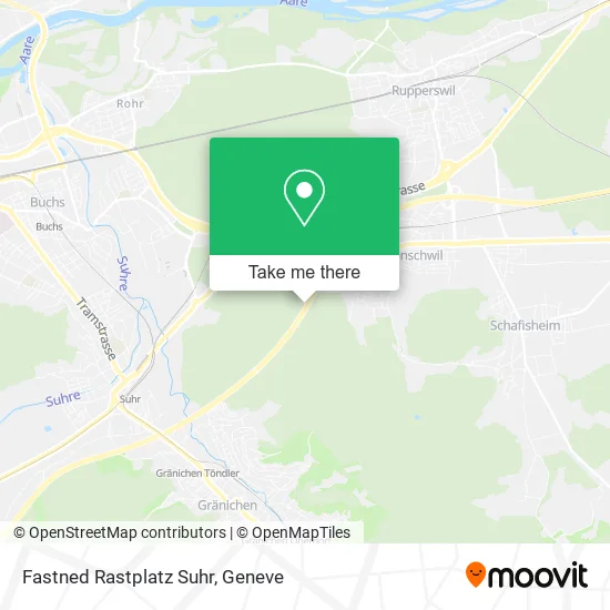 Fastned Rastplatz Suhr map