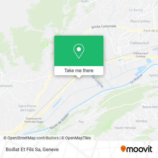 Boillat Et Fils Sa map