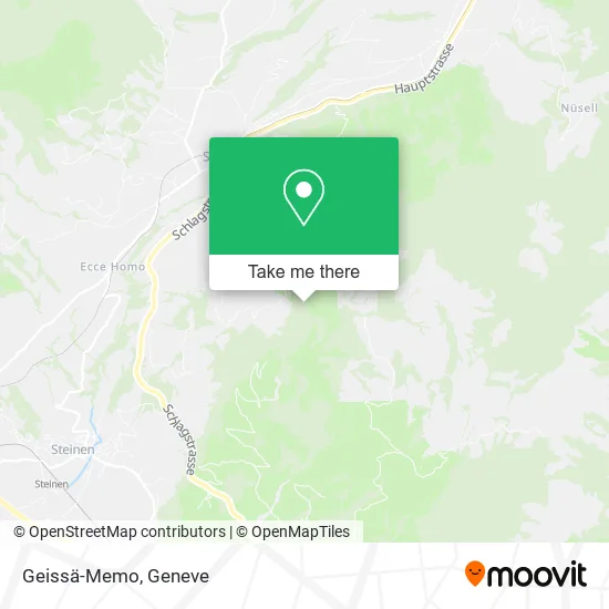 Geissä-Memo map