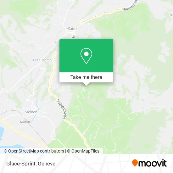 Glacé-Sprint map