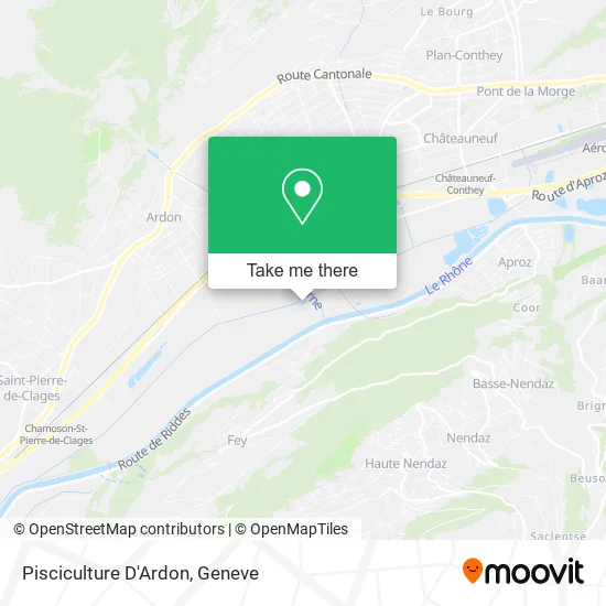 Pisciculture D'Ardon map