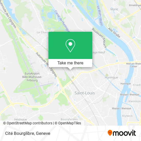 Cité Bourglibre map