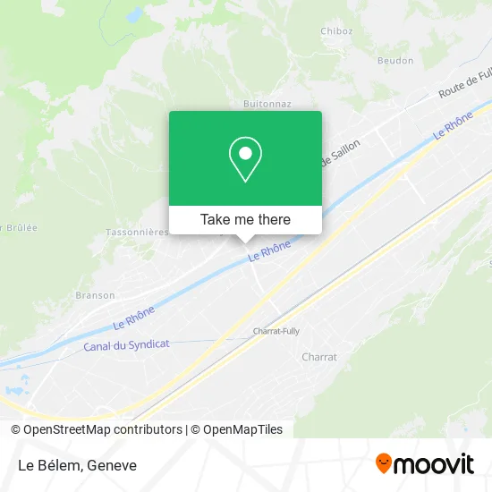 Le Bélem map