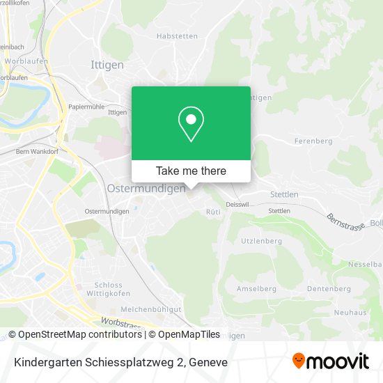 Kindergarten Schiessplatzweg 2 map