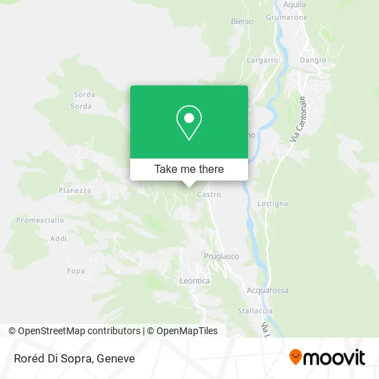 Roréd Di Sopra map