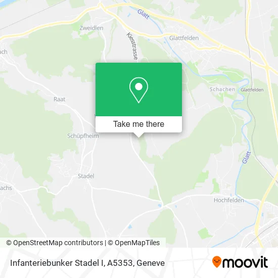 Infanteriebunker Stadel I, A5353 map