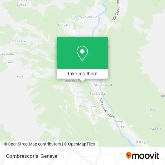 Combrescoria map