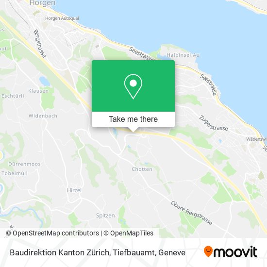 Baudirektion Kanton Zürich, Tiefbauamt map