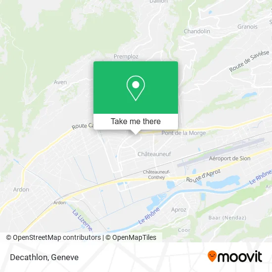 Decathlon map