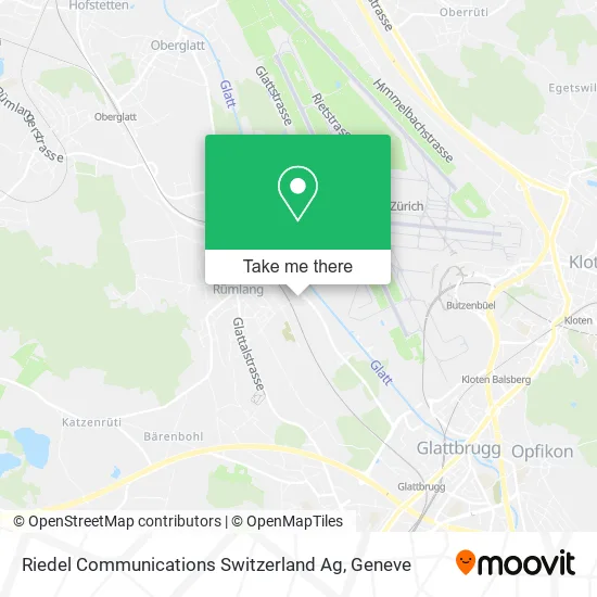 Riedel Communications Switzerland Ag map